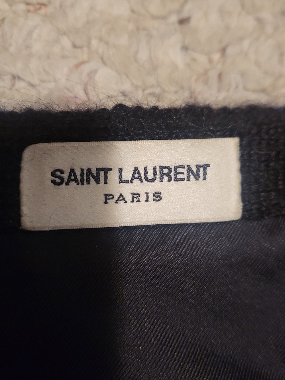 Saint Laurent Blue Star Knit Cardigan 2013 L Hedi - Picture 3 of 12